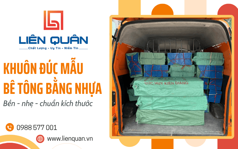 khuôn đúc mẫu bê tông bằng nhựa