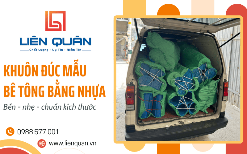 khuôn đúc mẫu bê tông bằng nhựa