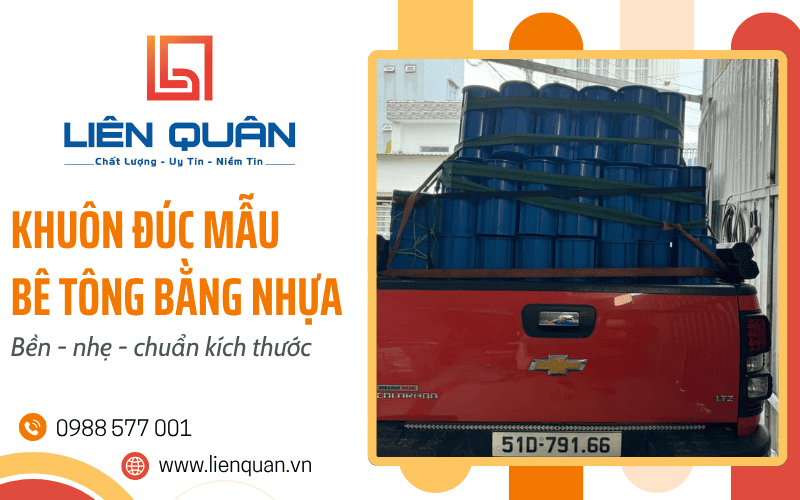 khuôn đúc mẫu bê tông bằng nhựa