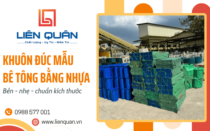 khuôn đúc mẫu bê tông bằng nhựa