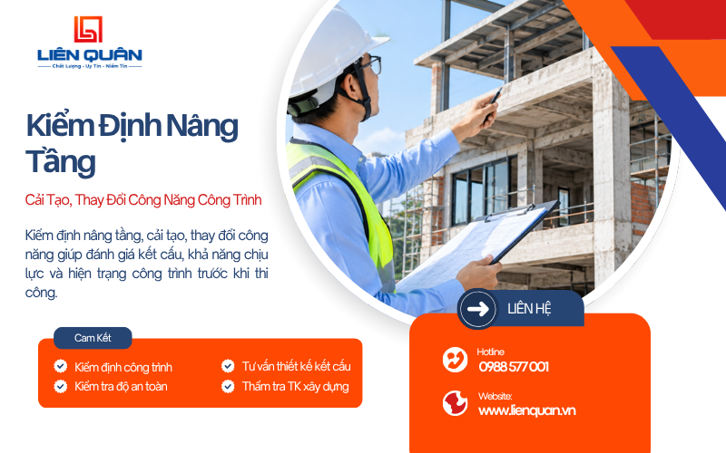 Kiểm định nâng tầng, cải tạo, thay đổi công năng